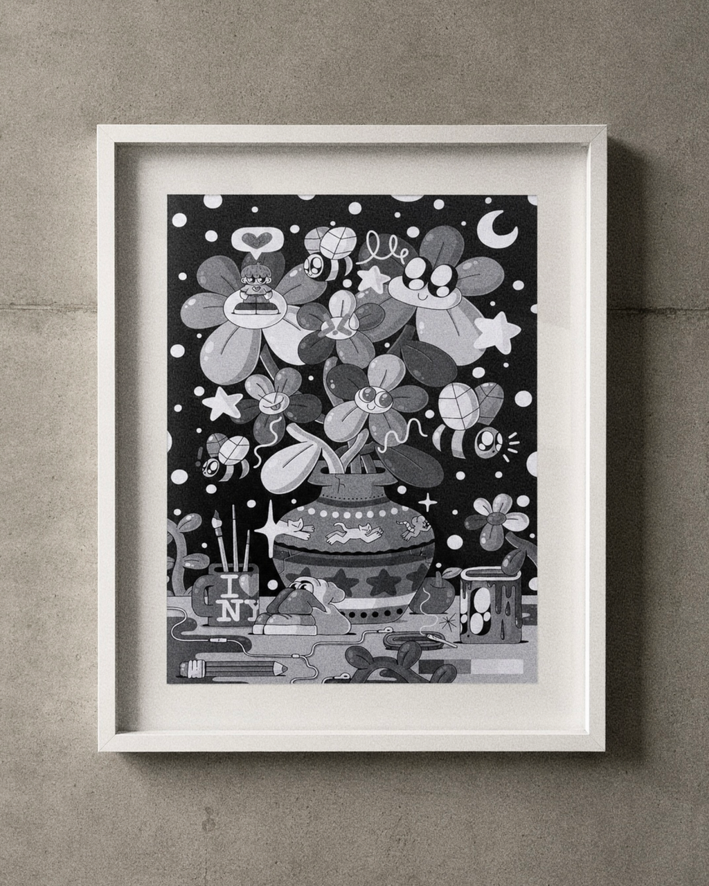 Print BL(OO)M - 30x40 cm