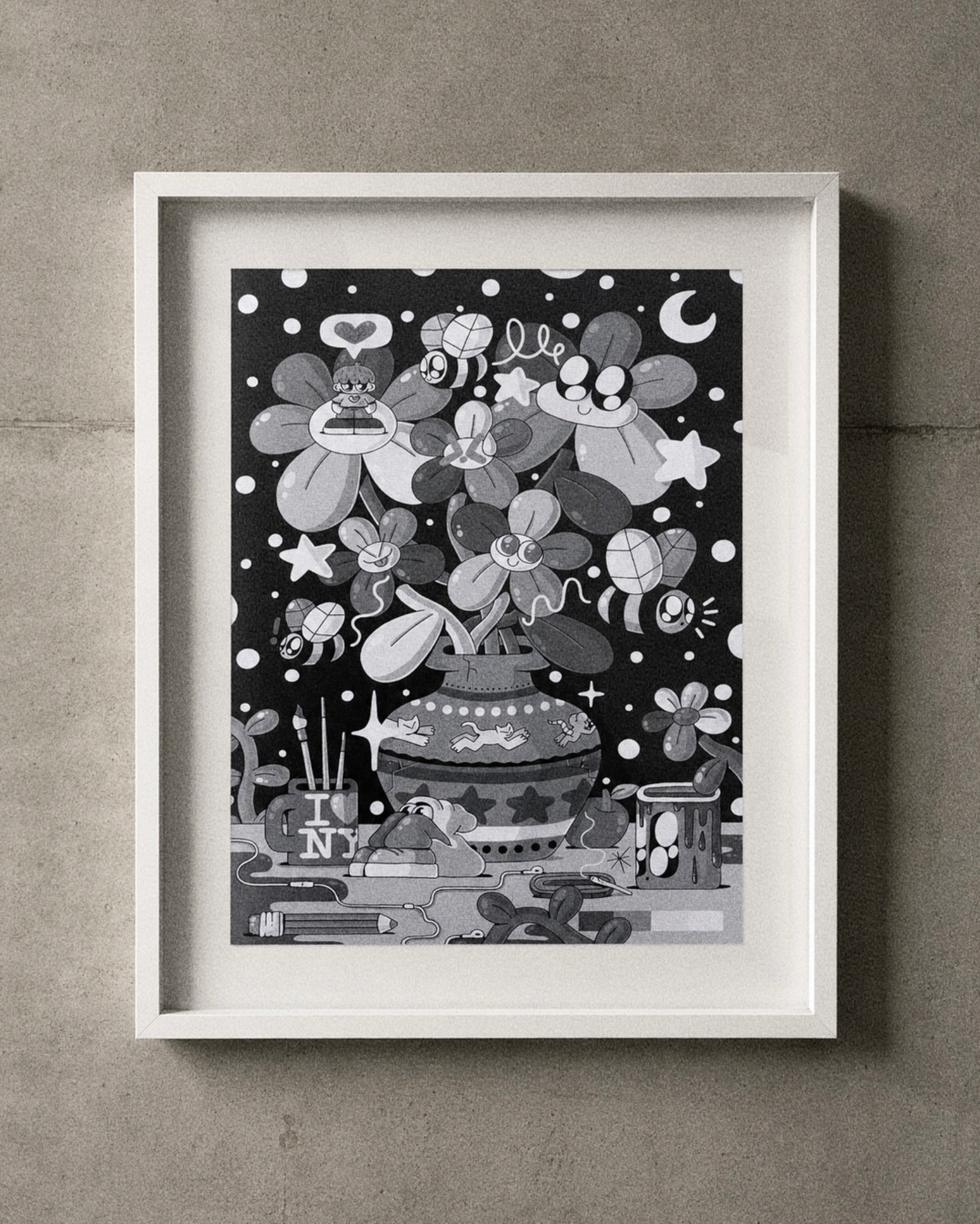 Print BL(OO)M - 30x40 cm