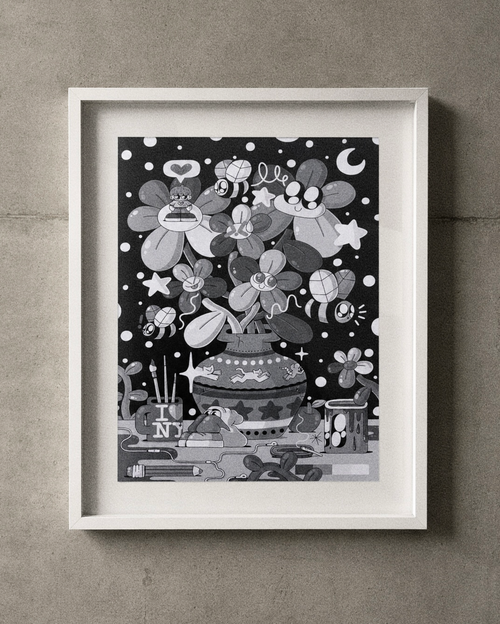 Print BL(OO)M - 30x40 cm